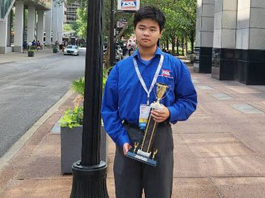  Congratulations to Holmdel 8th Grader Andy Zhao, 1st place winner in National Competition